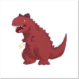 Tiny carnotaurus Posters and Art